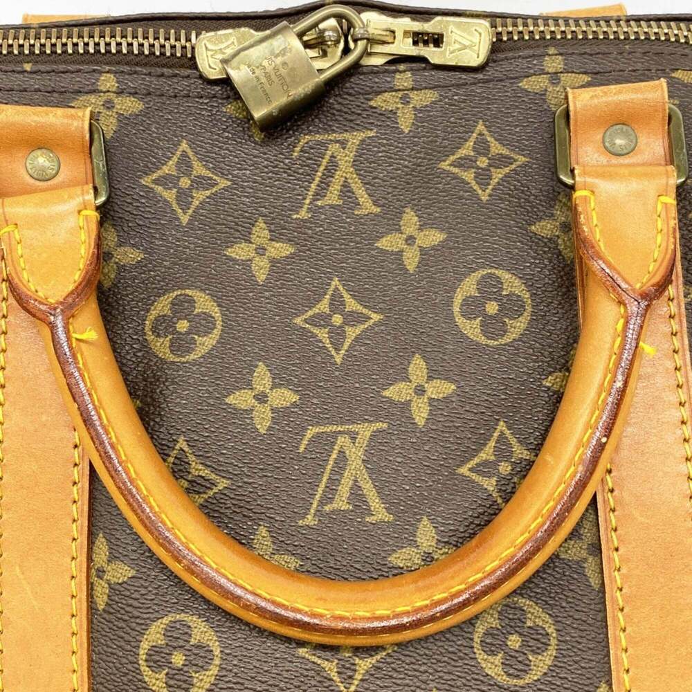 LOUIS VUITTON Brown Monogram Keepall 60 Boston Bag - Picture 7 of 12